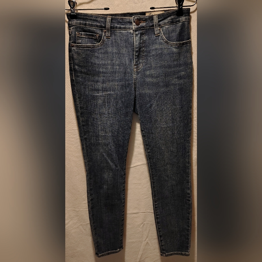 Cosmic Blue Love High-Rise Skinny Ankle Guthrie Women's Jeans Size 29 Petite